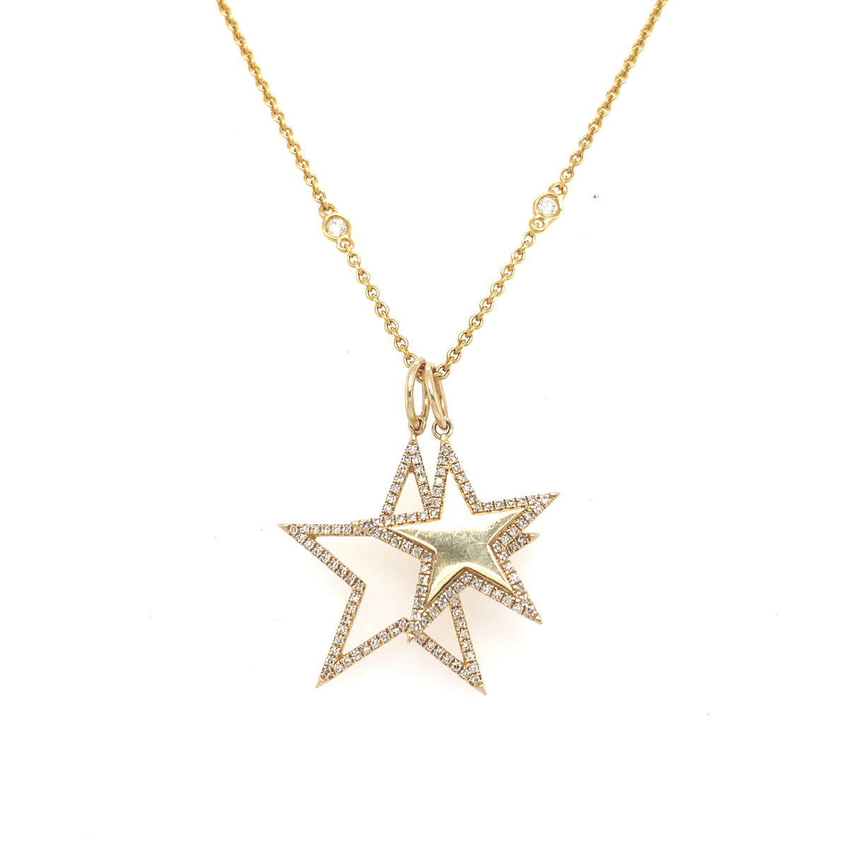 The Pave Star Charm Necklace – Après Jewelry