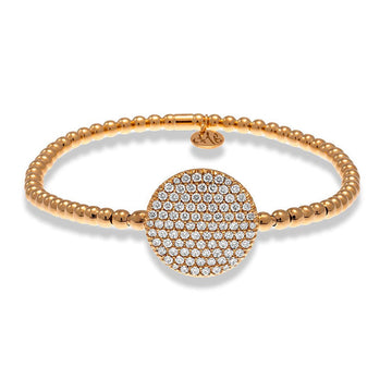 Hulchi Belluni 'Tresore' Diamond Circle Stretch Bracelet (22339)