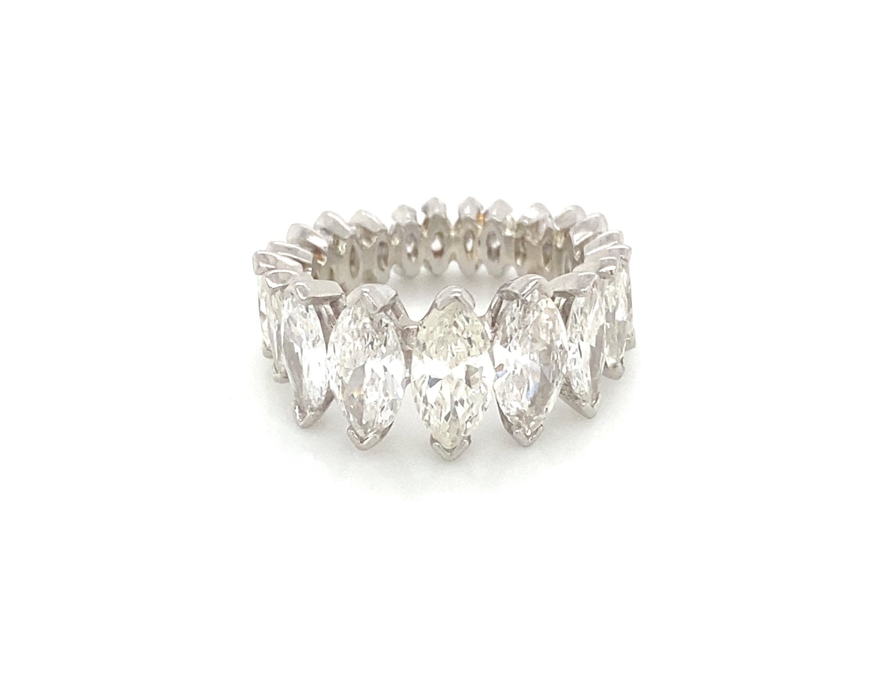 Marquise cut hot sale eternity ring