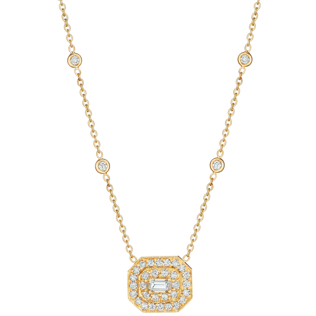 Penny Preville Emerald Cut Art-Deco Necklace – Landsberg Jewelers