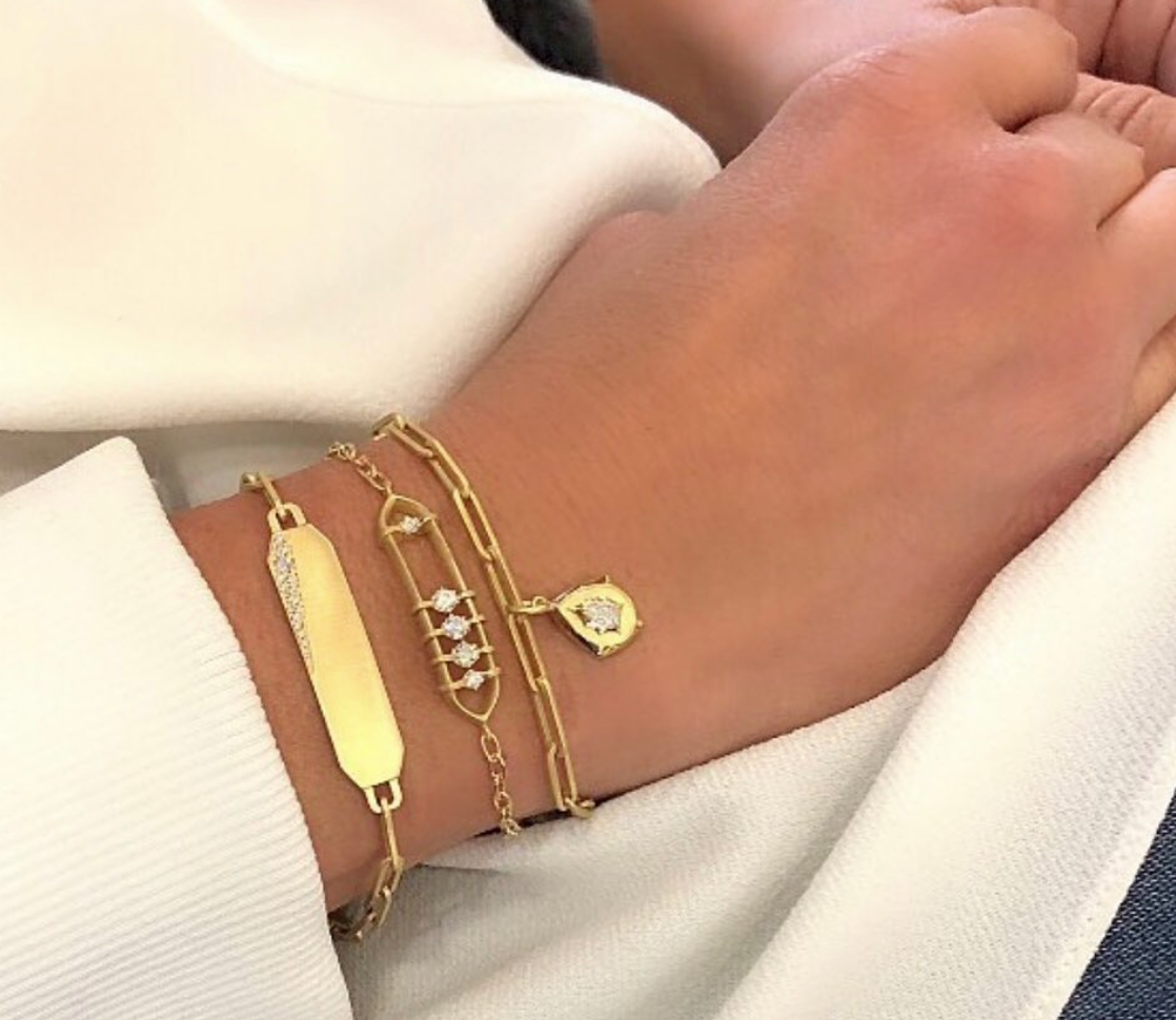 Penelope 14K Gold Charm Bracelet
